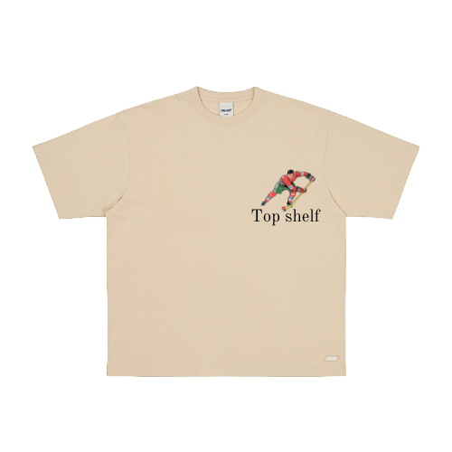 Top shelf hockey vintage sand tee