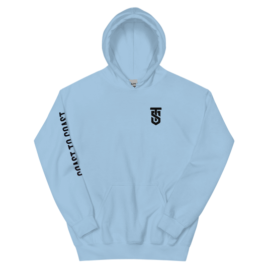 Top shelf Carolina blue coast to coast hoodie